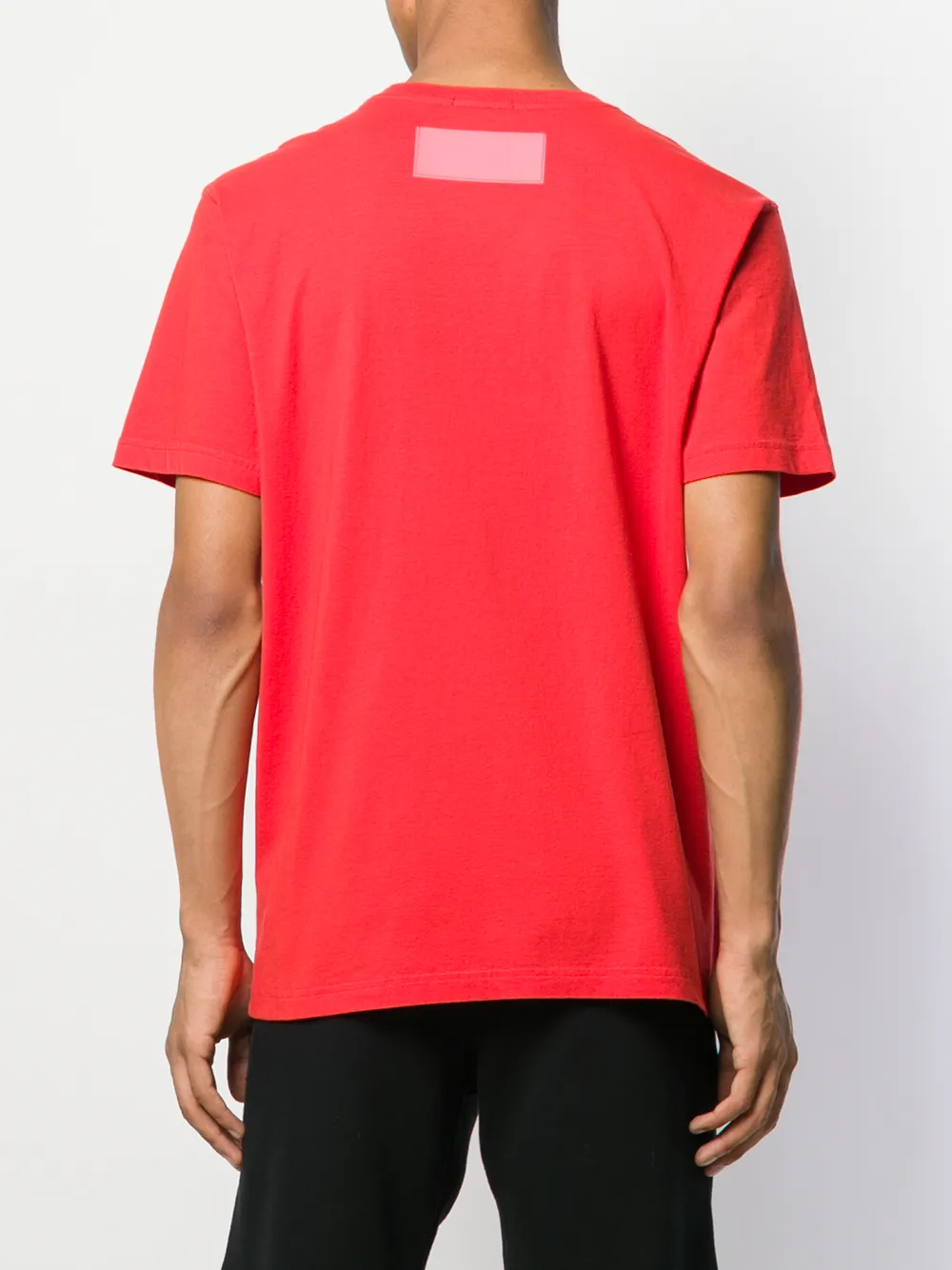 Heron Preston T-shirt met contrasterende print Rood