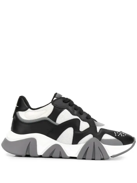 VERSACE VERSACE SQUALO SNEAKERS - BLACK