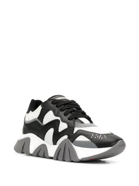 VERSACE VERSACE SQUALO SNEAKERS - BLACK