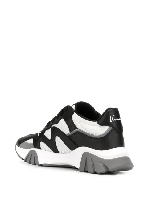 VERSACE VERSACE SQUALO SNEAKERS - BLACK