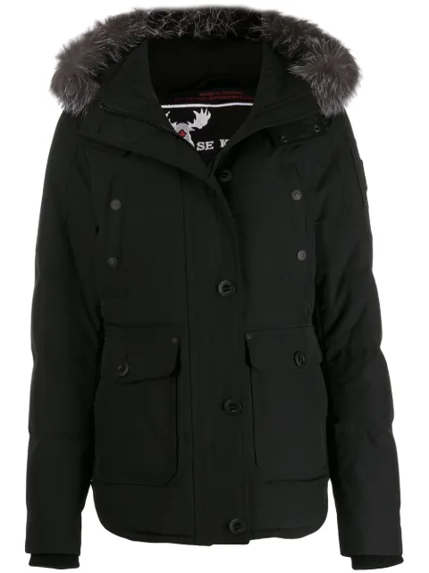 Moose Knuckles hooded down parka coat