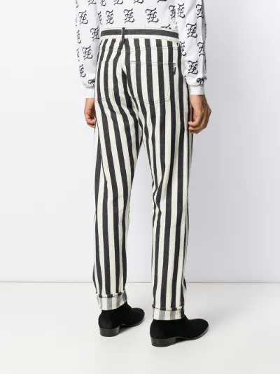 striped straight jeans | Saint Laurent 