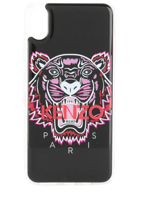 Click to view more detailed imagery on our partner's website Kenzo Printed Pvc Iphone Xs Max Cover In Black