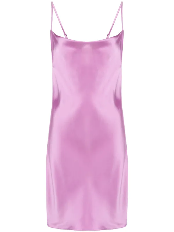 fleur du mal cowl neck slip dress