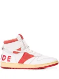 RHUDE Bball Hi-top sneakers - White