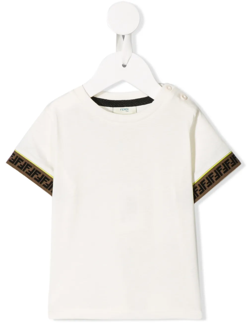 Fendi Kids футболка с узором FF Fendi Kids футболка с узором FF