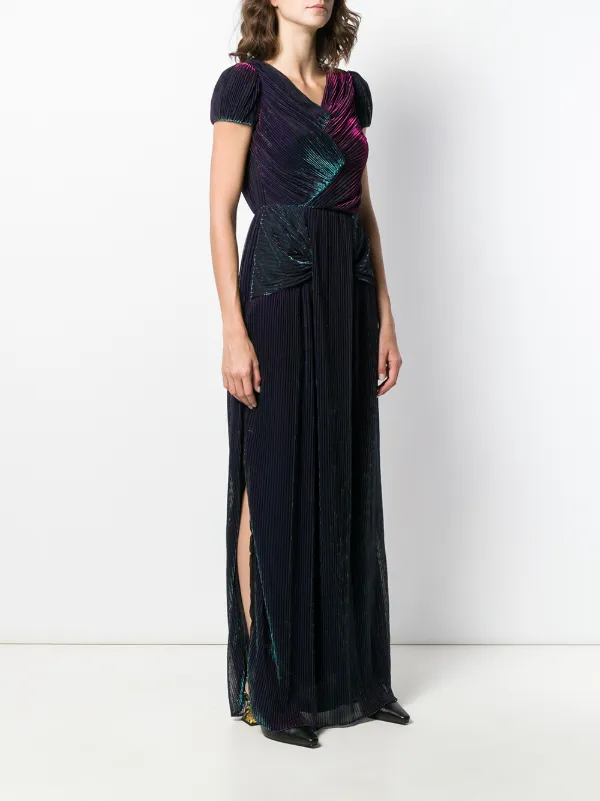 sheen metallic dress Colors Dress 3551 - Long Liquid Metallic Jersey Mermaid Dress
