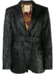 Image 1 of Marco De Vincenzo belted pleated blazer