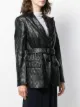 Marco De Vincenzo belted pleated blazer