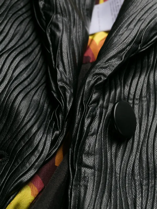 Marco De Vincenzo Belted Pleated Blazer | Black | FARFETCH GE