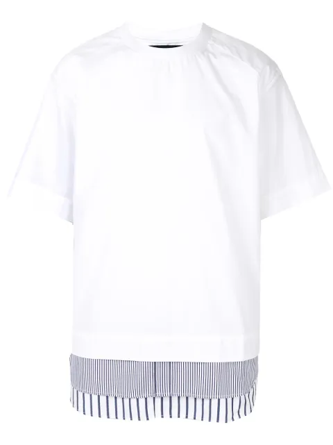 Click to view more detailed imagery on our partner's website Juun.j Layered Hem T In 1 White