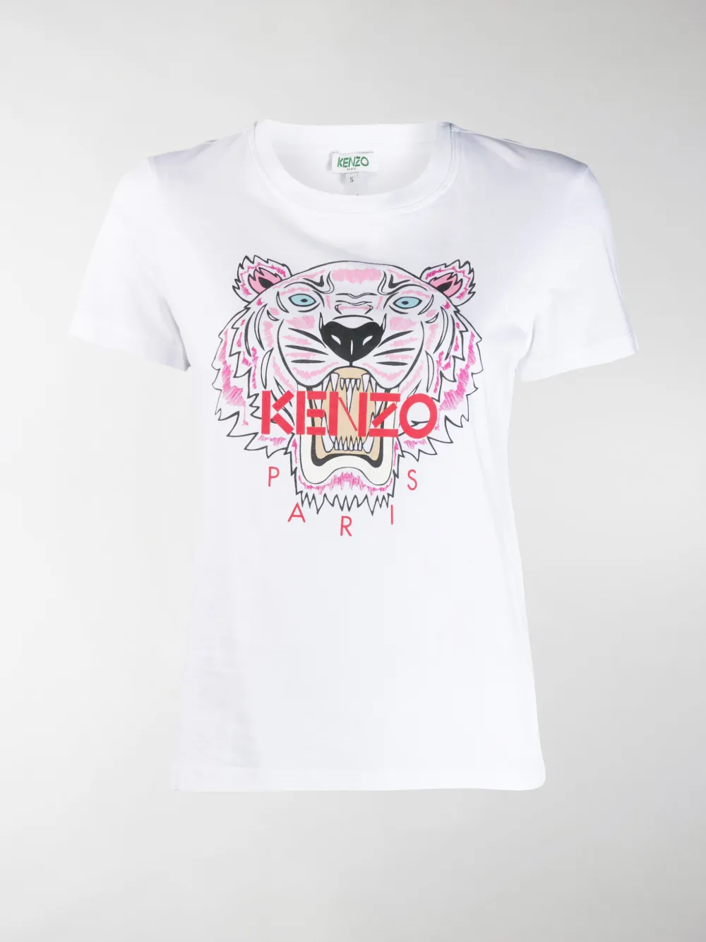 KENZO TIGER PRINT T-SHIRT,F962TS7214YB14335372