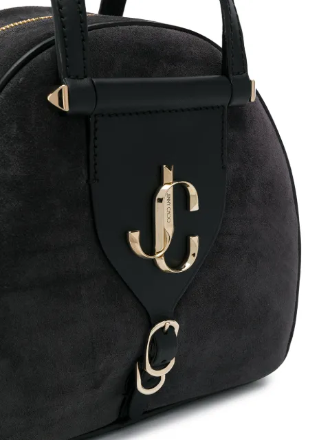 JIMMY CHOO JIMMY CHOO VARENNE BOWLING BAG - GREY