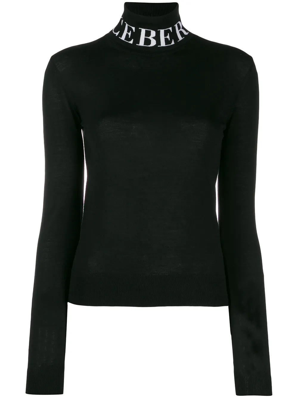 

Iceberg logo roll-neck jumper - Negro