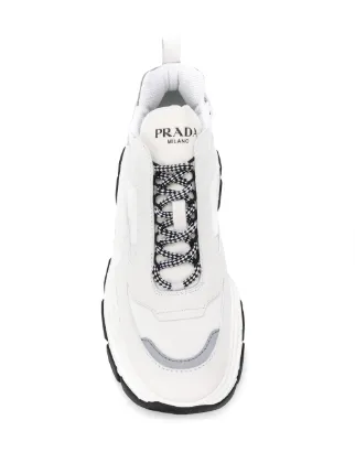 prada pegasus chunky sole sneakers