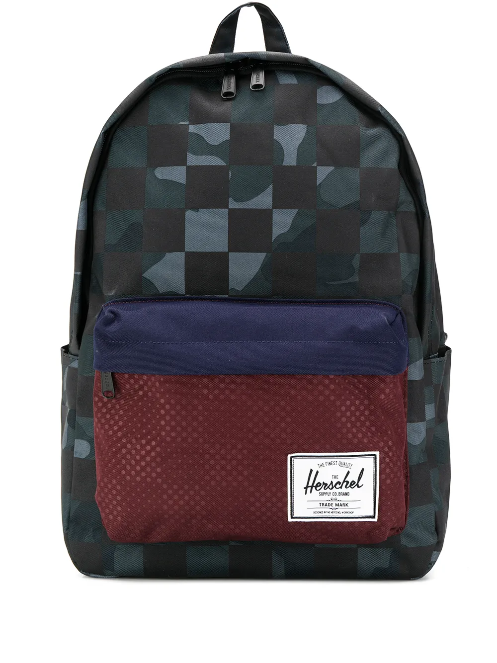 Herschel Supply Co Check Print Backpack In 灰色