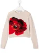 Image 1 of Simonetta floral knit sweater
