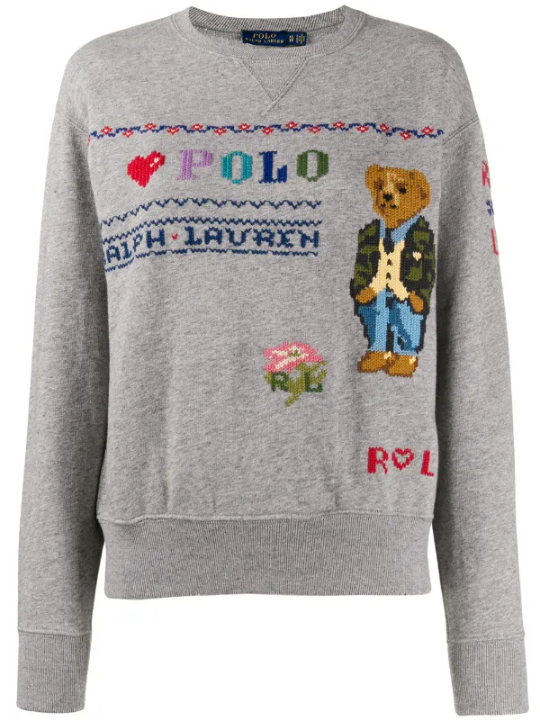 polo bear womens sweatshirt
