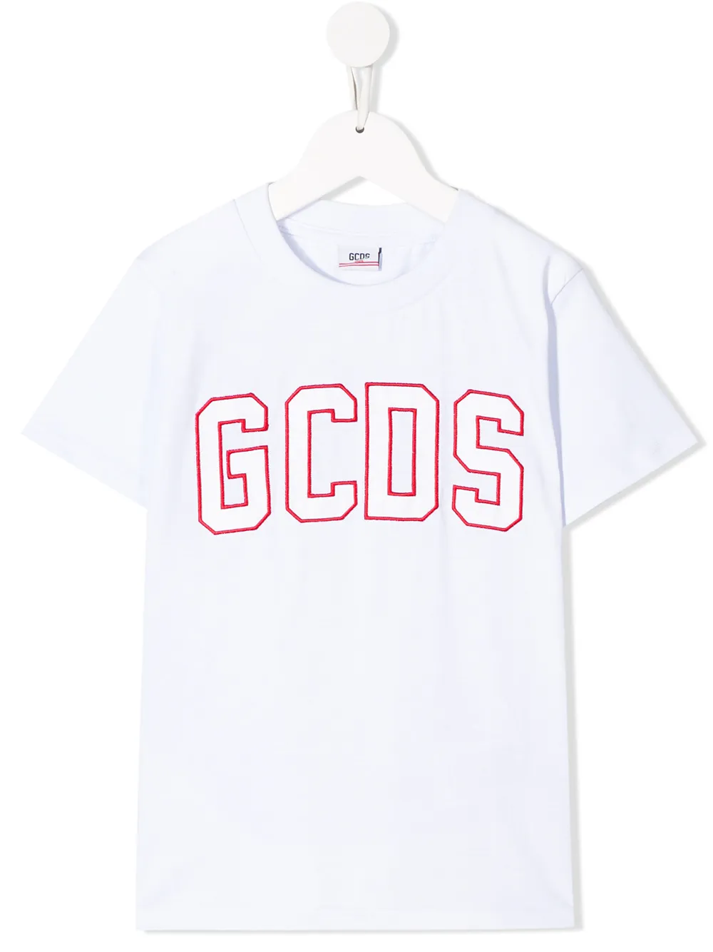 Gcds Kids футболка с вышитым логотипом