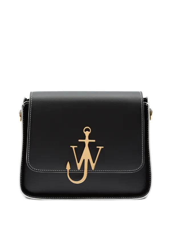 JW Anderson Anchor Logo Box Bag in Black