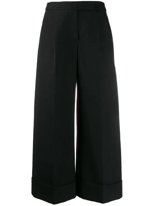 Simone Rocha cropped wide-leg trousers 