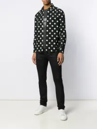 saint laurent polka dot shirt