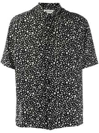 Saint Laurent Polka Dot Print Shirt - Farfetch