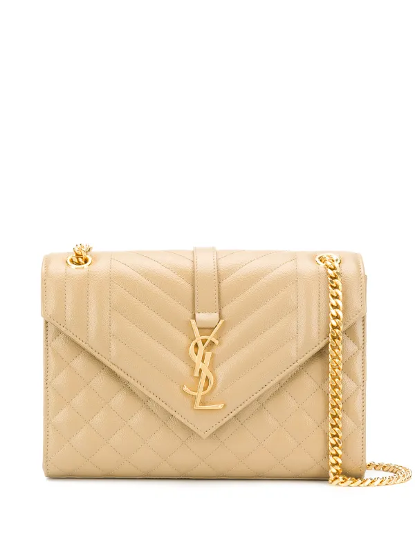 ysl quilted envelope bag