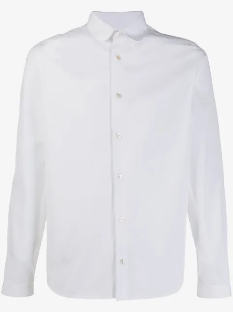 Saint Laurent camisa con cuello Peter Pan