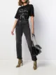 الصورة 2 من Saint Laurent تيشيرت برقبة دائرية وطبعة غرافيك
