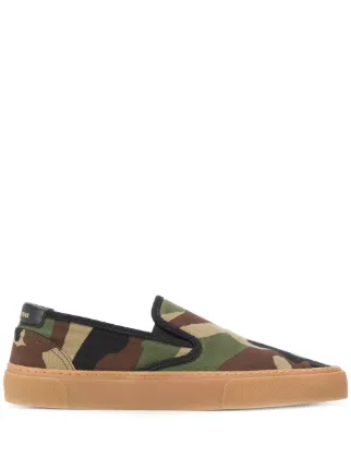 mens slip on camo shoes
