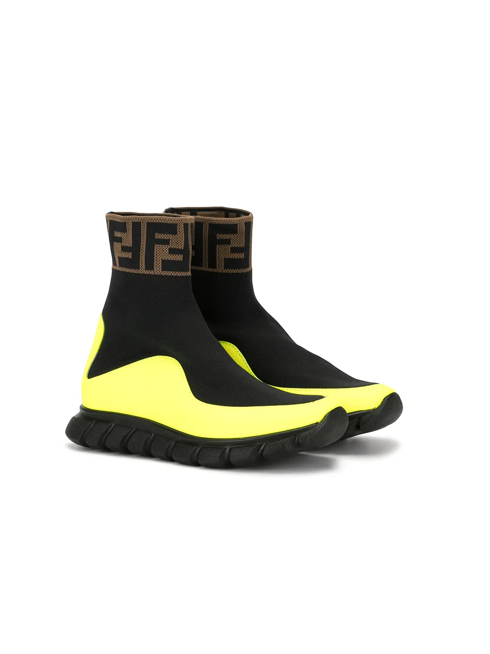 Fendi Kids кеды с логотипом Fendi Kids кеды с логотипом