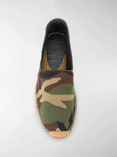 Saint Laurent camouflage embroidered 