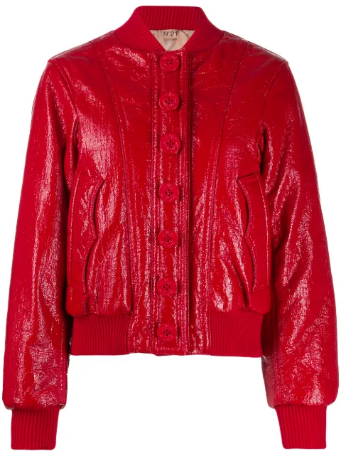N°21 SHINY BOMBER JACKET