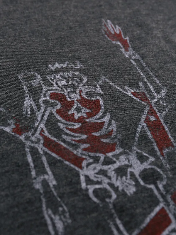 saint laurent skeleton shirt