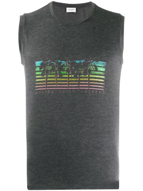 saint laurent palm tree sweatshirt