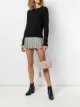 الصورة 2 من Saint Laurent كنزة برقبة دائرية وتأثير مهترئ