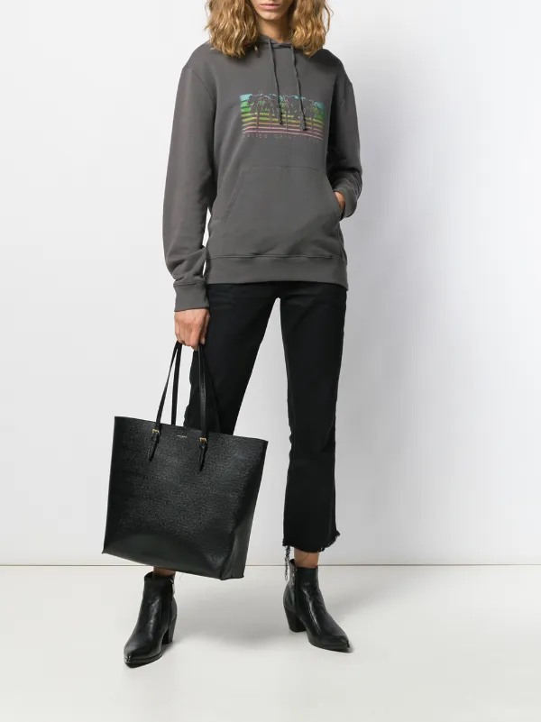saint laurent leather tote bag