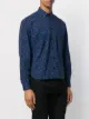 Saint Laurent cropped speckle print shirt