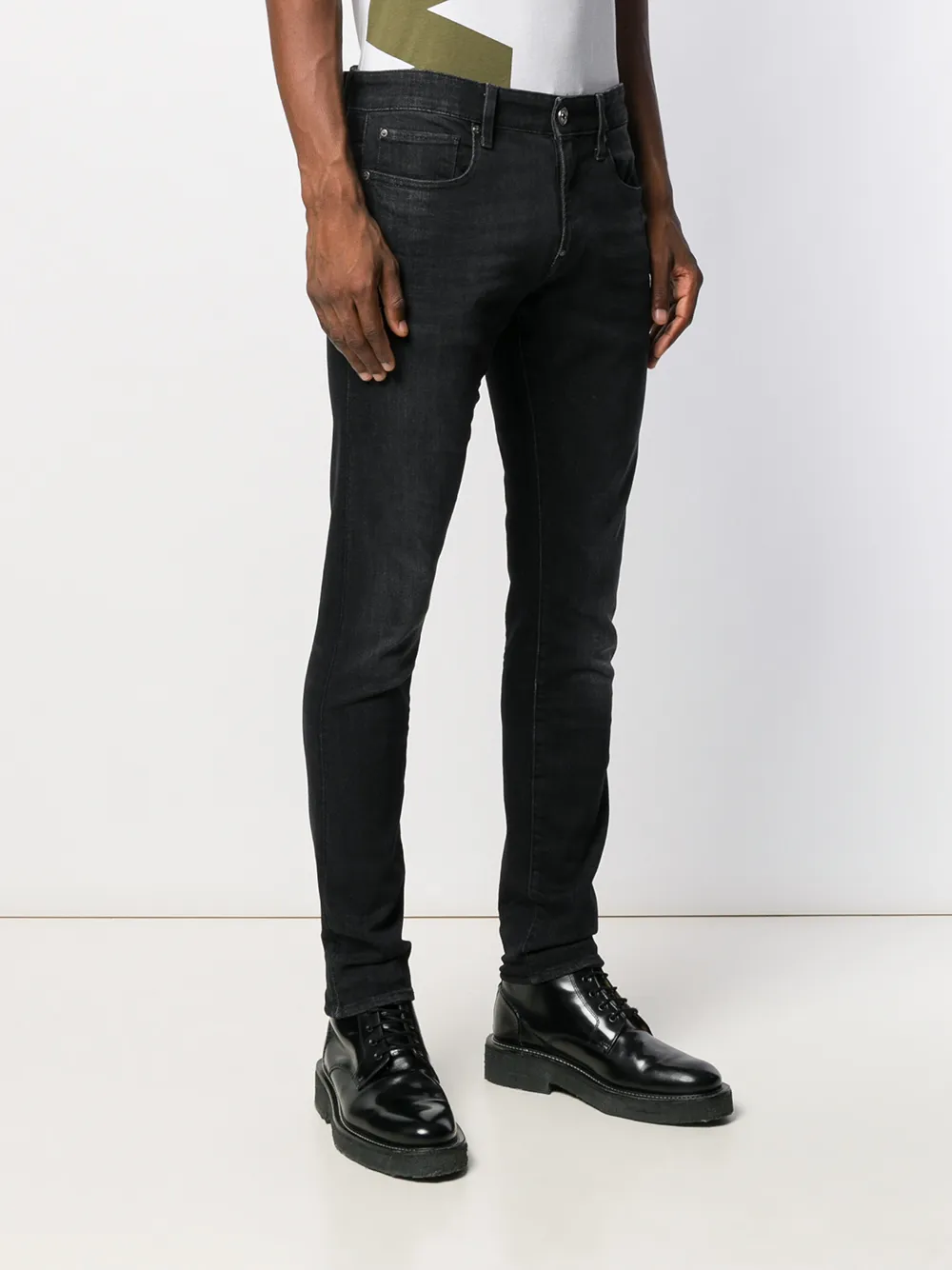  G Star Raw Schmale Jeans   Schwarz 