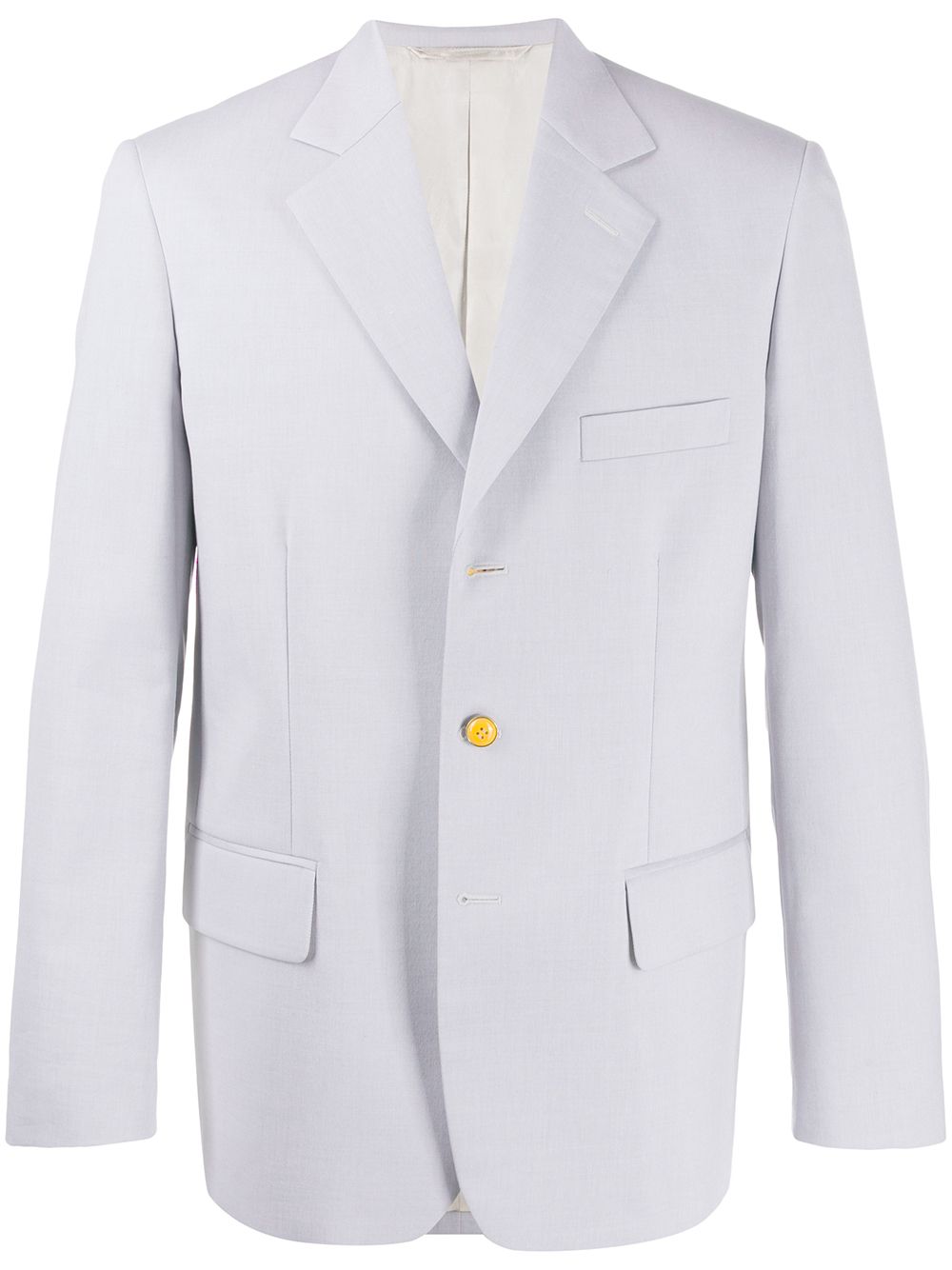 Marni Flap Pocket Blazer In Grey