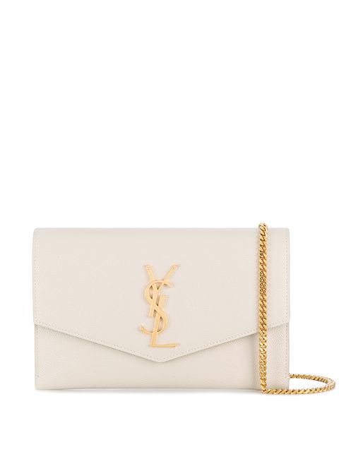 Saint Laurent Kuvert-Clutch mit Monogramm