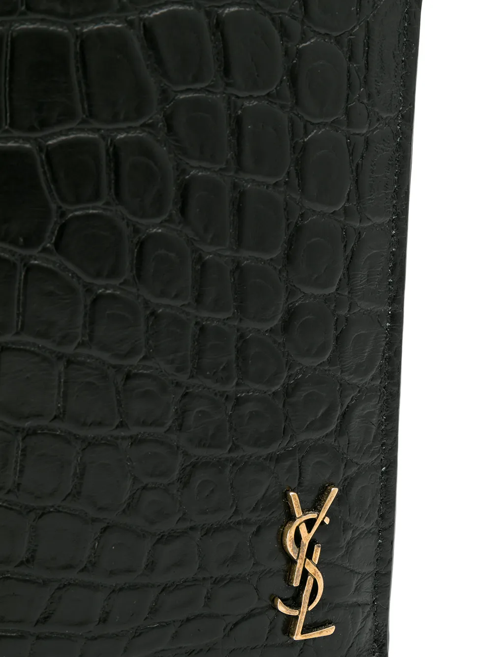 фото Saint laurent клатч с тиснением и декором monogram