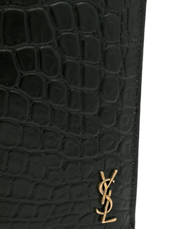 Saint Laurent Monogram Embossed Wallet - Farfetch