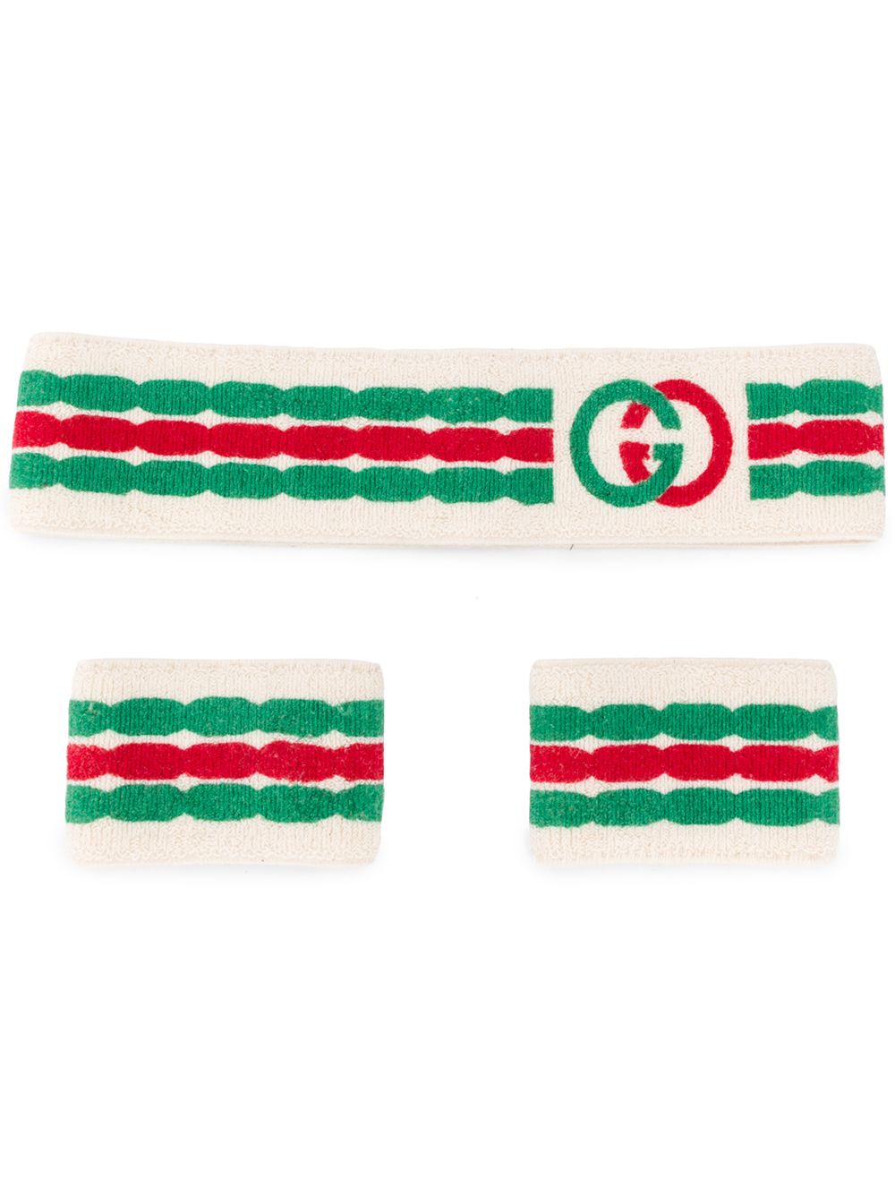 фото Gucci повязка на голову и манжета с логотипом GG