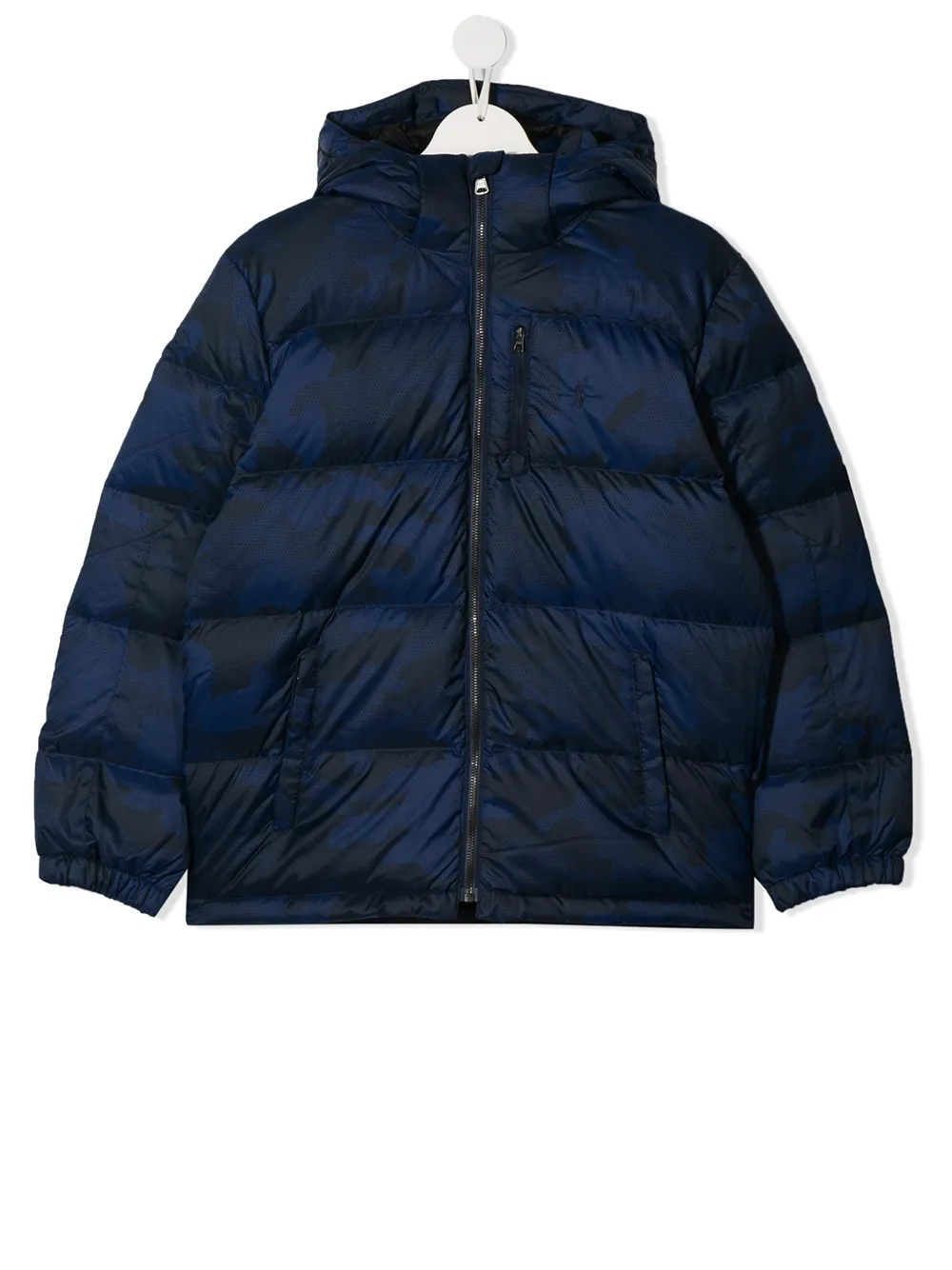 Ralph Lauren Kids пальто с камуфляжным принтом Ralph Lauren Kids пальто с камуфляжным принтом