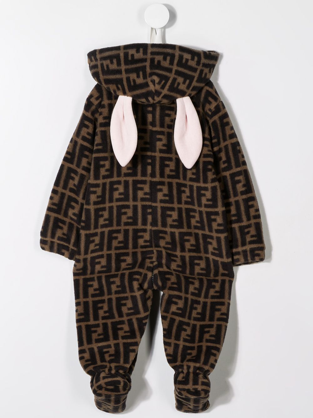 фото Fendi Kids комбинезон с узором FF