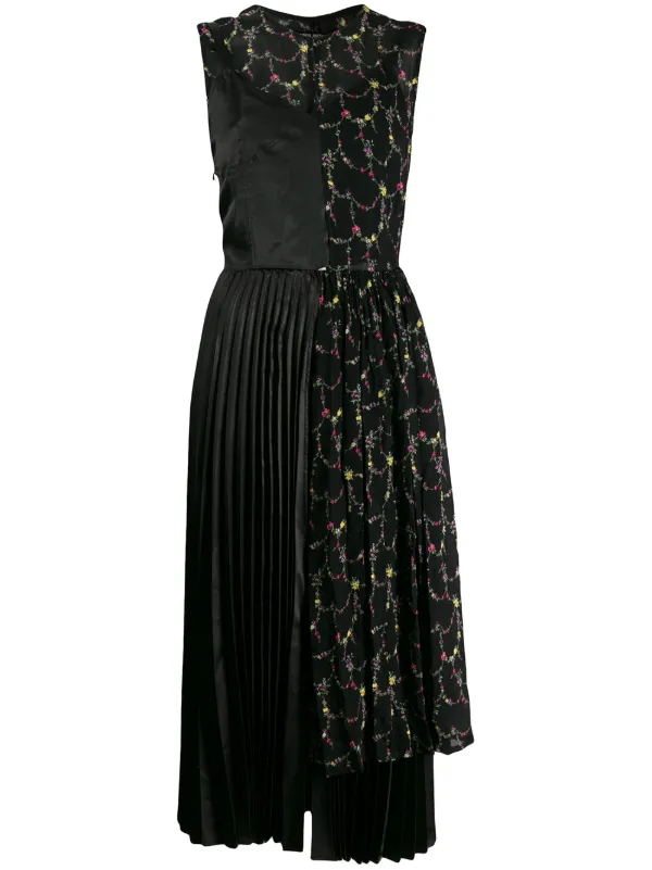 black dress contrast