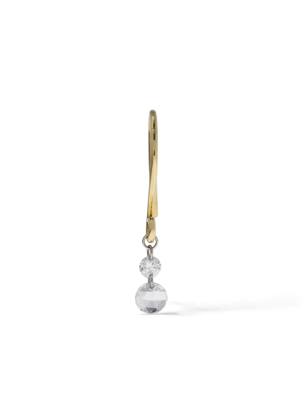 

We by WHITEbIRD 18kt yellow gold diamond single Salomé earring