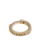 White Bird 18kt yellow gold single France hoop earring